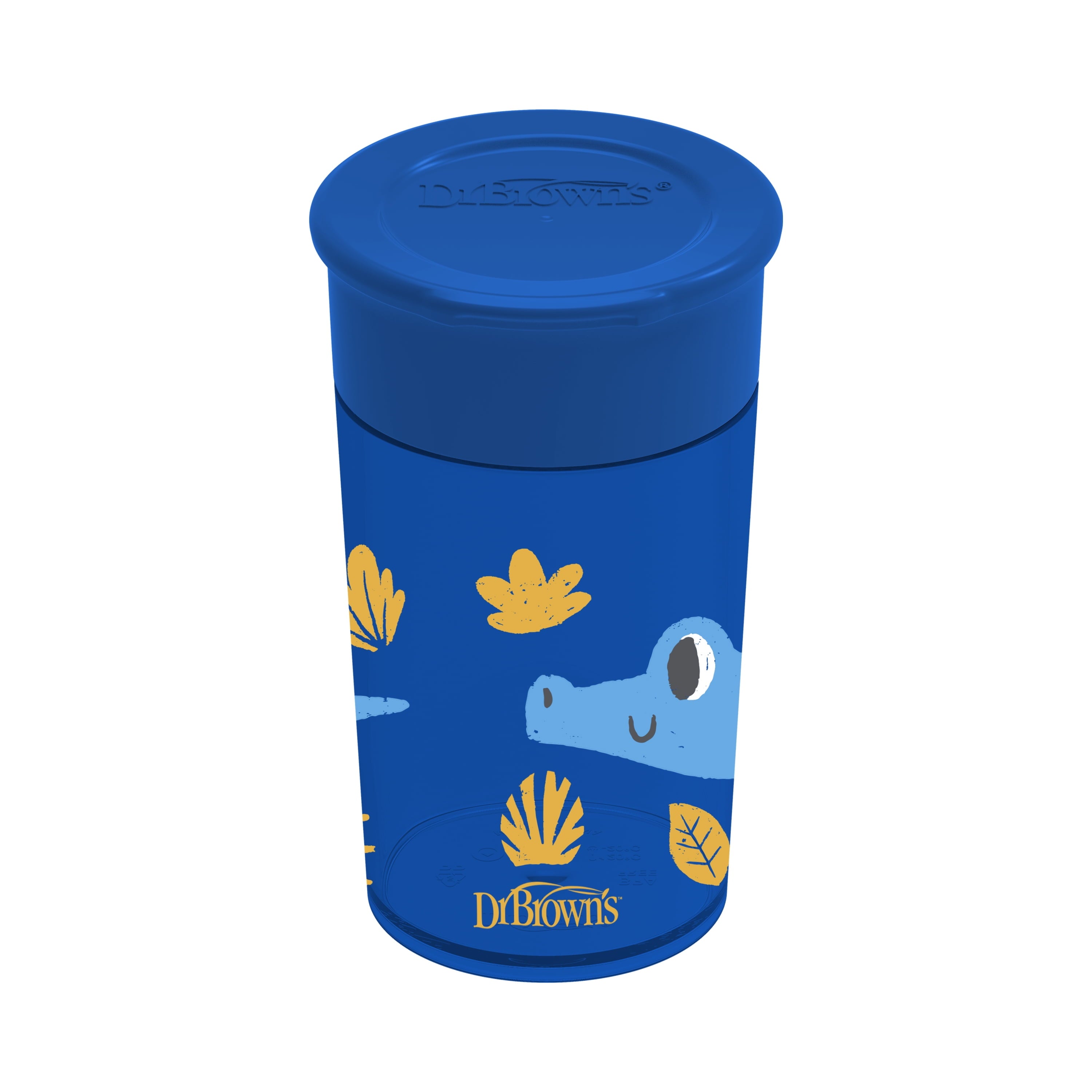 Milestones Cheers 360 Cup Spoutless Transition, Travel Friendly & Leak-Free, Green / Blue, 10 Oz/300 Ml, 2 Pack