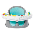 Music & Lights 3-In-1 Discovery Seat & Booster, Teal | 20 Sounds & Songs, Converts from Infant Seat to Booster, Fits Dining or Kitchen Chairs, Includes Removable Snack Tray