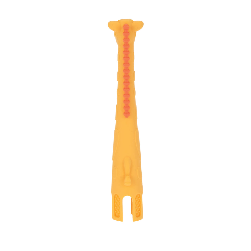 Sensory Silicone Baby Tube Teethers, Elephant and Giraffe, 2 Pack