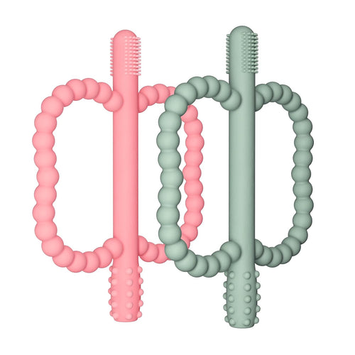 Baby Silicone Teething Toys, Teether Sticks for Babies,3-36 Months | Silicone Teether Tubes for Baby Girl,Bpa Free, Anti-Choking Design, Infants Toddler Sensory Chew Toys, for 0-6-12 Months