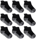 Baby Non Slip Grip Ankle Socks with Non Skid Soles for Infants Toddlers Kids Boys Girls