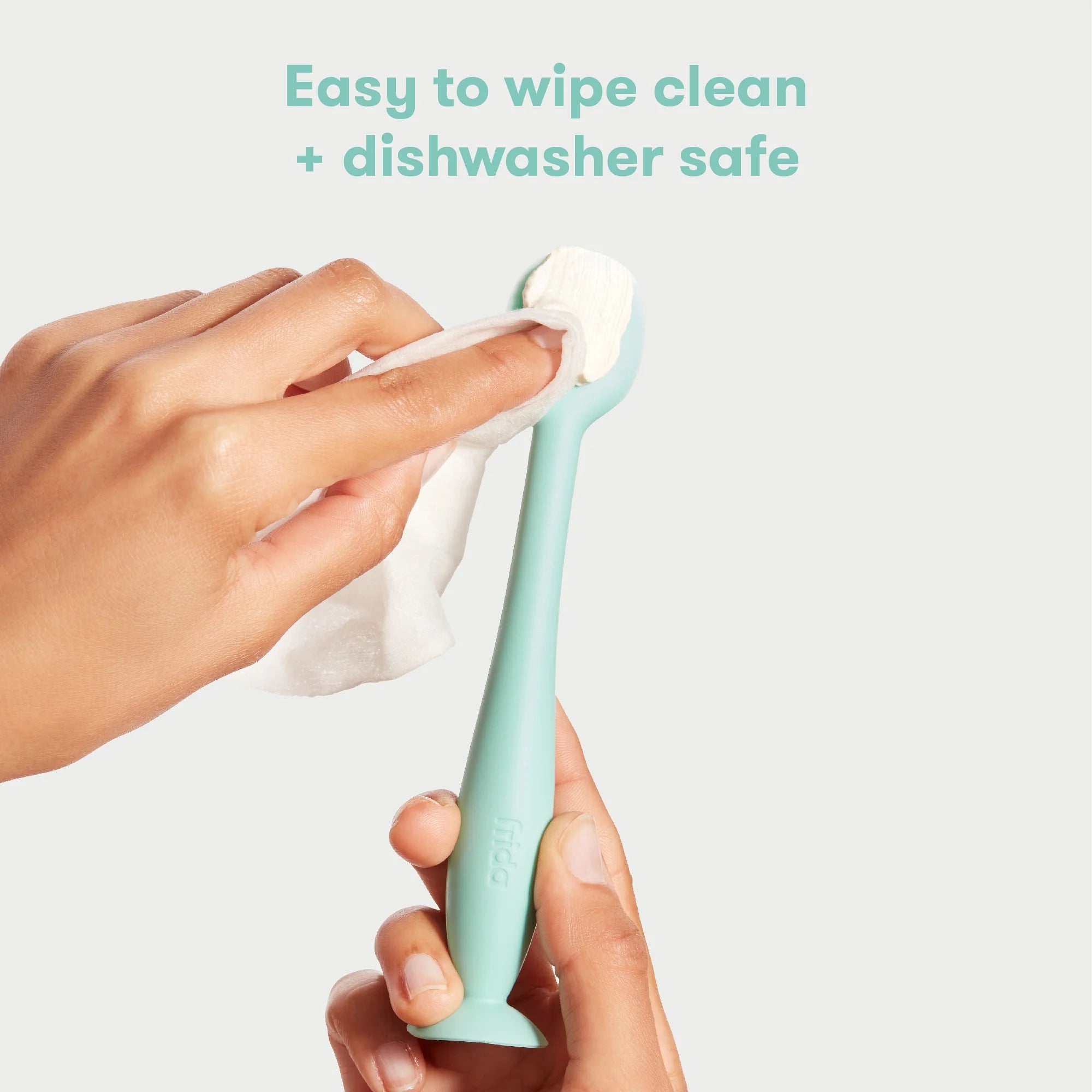 Silicone Diaper Rash Cream Booty Brush, Blue