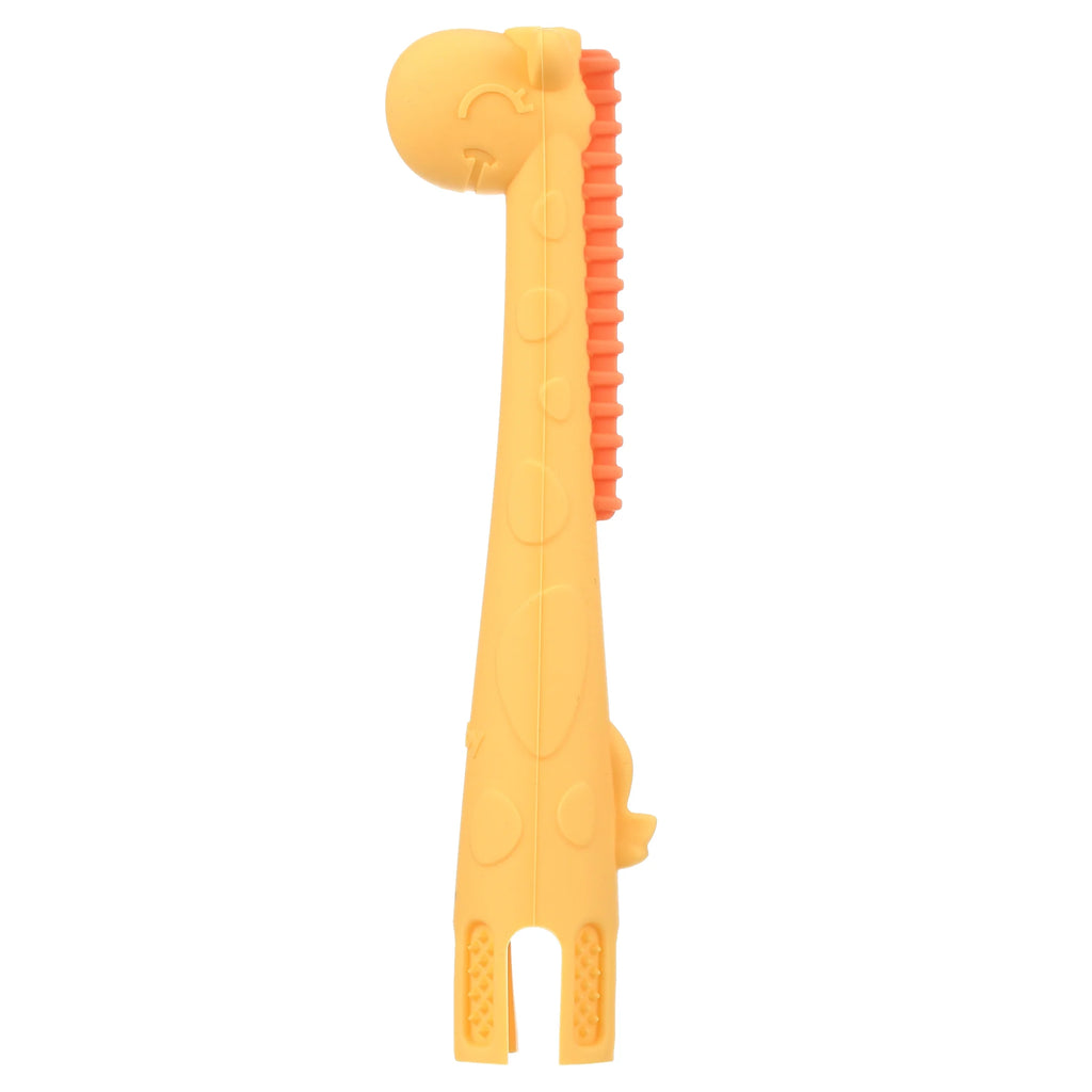 Sensory Silicone Baby Tube Teethers, Elephant and Giraffe, 2 Pack