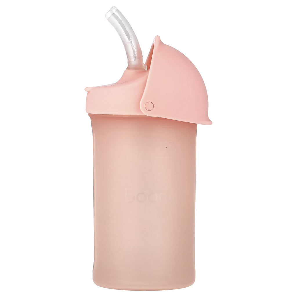 Swig Toddler Silicone Straw Cup, 9 Ounces Pink