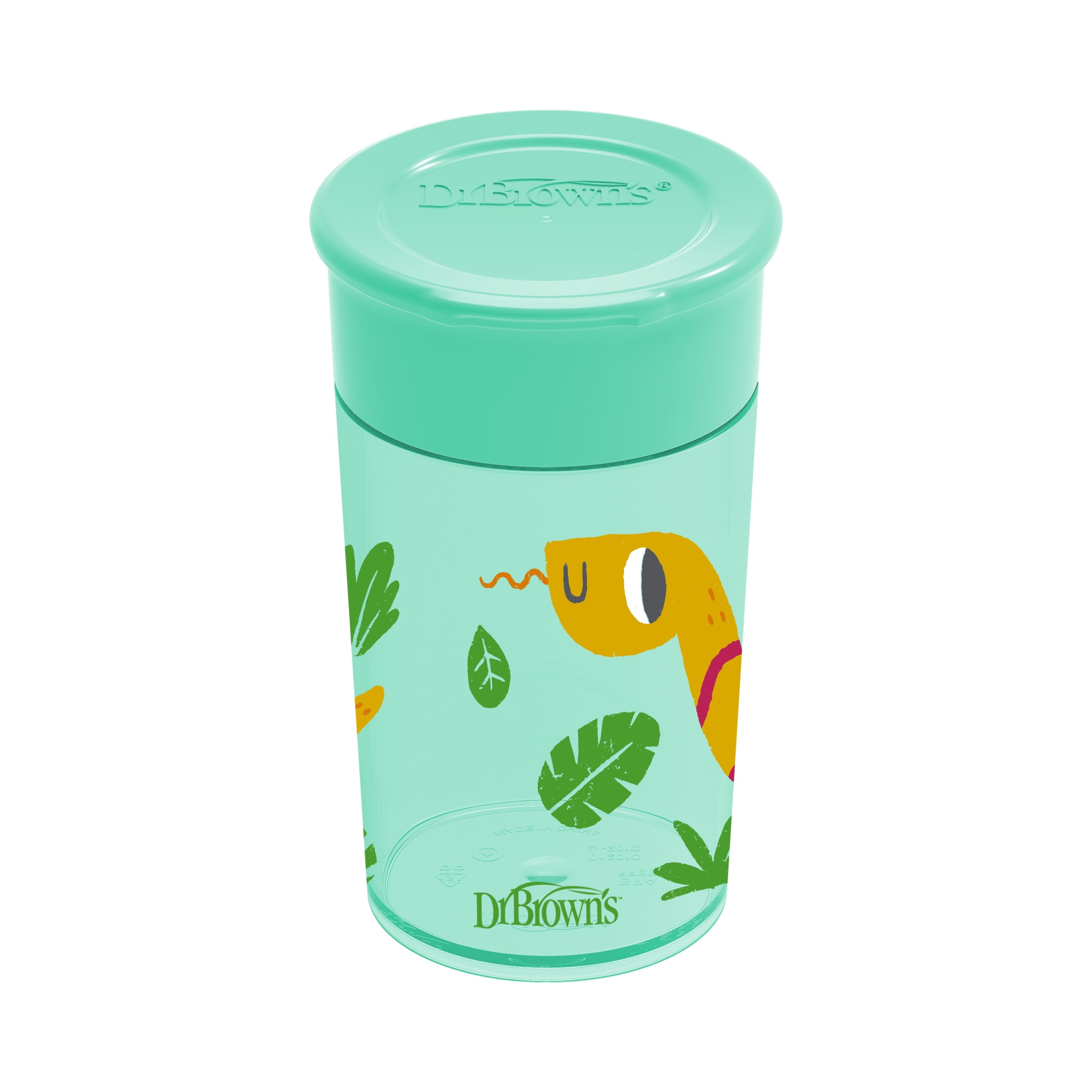 Milestones Cheers360 Training Sippy Cup - Green Animals - 10Oz