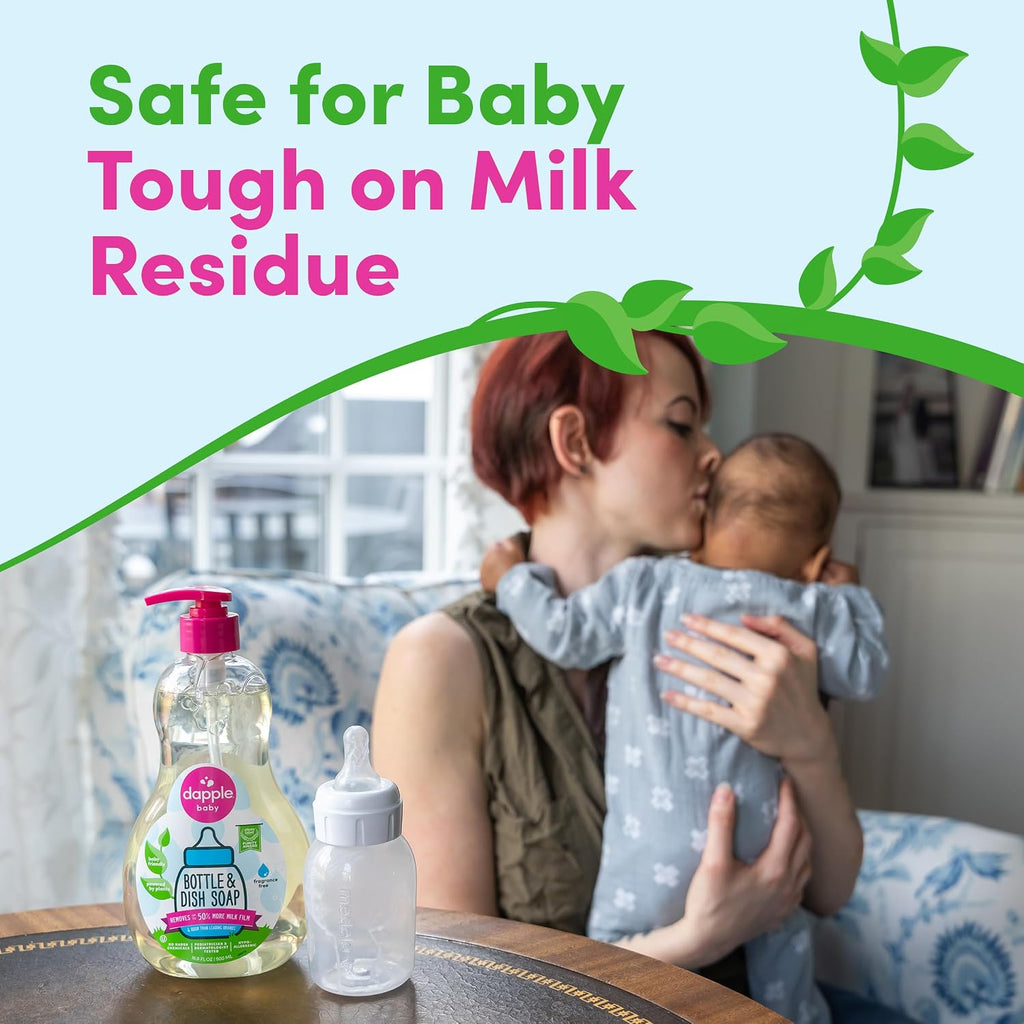 Baby Fresh Citrus Plant-Powered Bottle and Dish Soap - 16.9 Fl Oz - Ideal for Baby Bottles, Pump Parts, and Sippy Cups